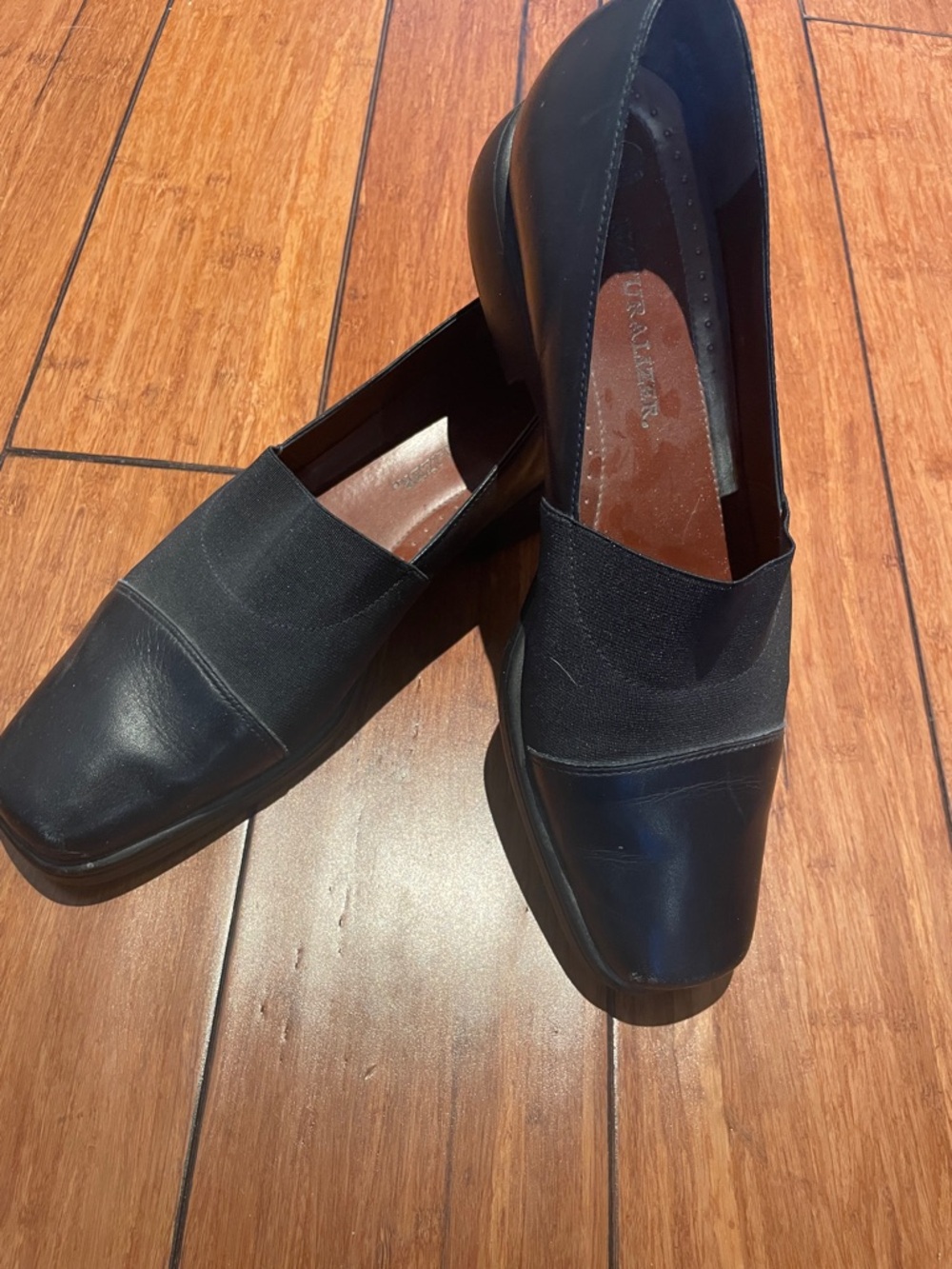 Naturalizer Black Slip-On Women's Loafers